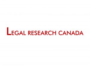 Legal Research Canada Inc
